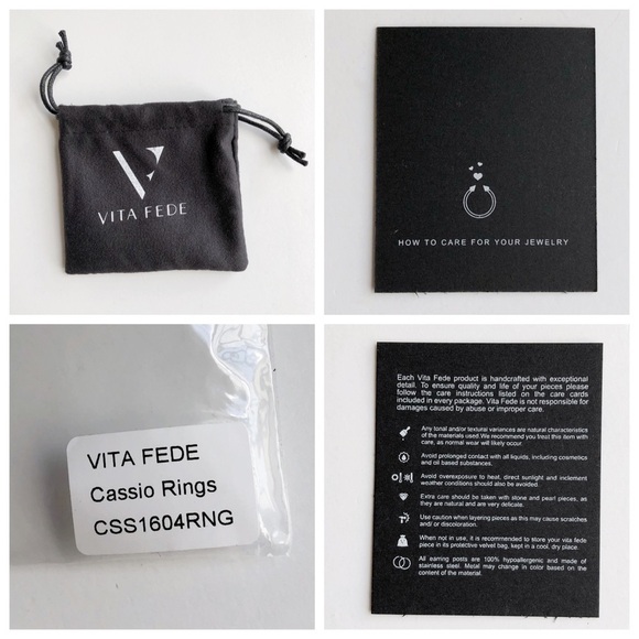 Vita Fede Cassio Pave Ring - Picture 13 of 14